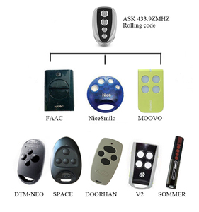 Evrensel 4 kanal uzaktan kumanda uzaktan kumanda V2 prosedürü haddeleme kapısı için klonlanmış uzaktan kumanda - Product Image 6