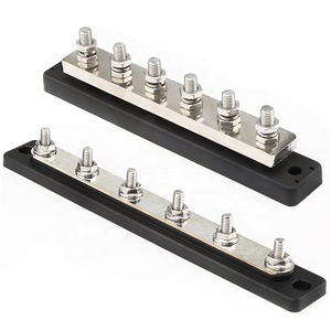 Factory Wholesale Durable 6 Way Battery Terminal Screws Bus Bar Single-Row Boat <strong>BusBar</strong> with Cover Bar Power Distribution Block - Product Image 2