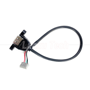 Cavo di montaggio del pannello 2.0 USB tipo A A JST XH PH VH 4 Pin - Product Image 1