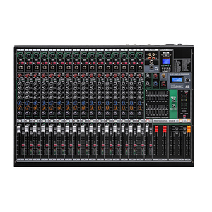 16-Channel Wireless Studio <strong>Audio</strong> Mixer DJ Sound Controller Interface USB Drive XLR <strong>Microphone</strong> Jack 48V Power RCA <strong>Input</strong>/<strong>Output</strong>