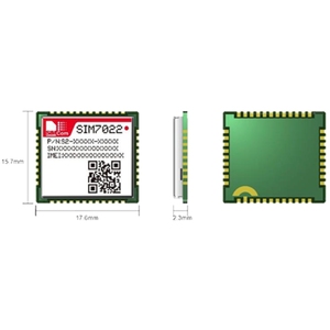SIMCom SIM7022 LPWA Multiband Mobilfunk drahtlose Kommunikation NBIoT Modul Sim7000g Sim7028 Sim7080g Sim7000e auf Lager - Product Image 1