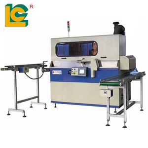 Cylindrical Container Screen Printing Machine Single Color Plastic Cup Screen Printer with <strong>Loading</strong> and <strong>Unloading</strong> <strong>Conveyor</strong> Belt - Product Image 2