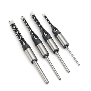 4 Stück 45 # Stahl Hoch leistungs verstellbarer austauschbarer Bohrer Set Premium Vierkant loch Holz bearbeitungs meißel - Product Image 2