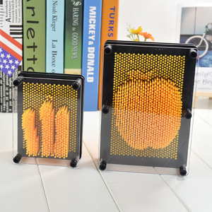 ของเล่นเด็ก Pinart 3D รูปร่าง Pin Art เข็มเด็ก Face ปาล์มรุ่น Pinart 3D โคลนมือโหมดเกมตลก Popper Fidget Pin - Product Image 2