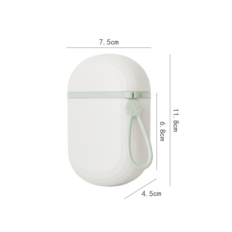Pearl white with handle-55g