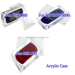 PSP1000 için akrilik kutu manyetik kapak kılıf PSP2000 için yüksek şeffaf ekran kutusu/3000 PSP oyun konsolu gitmek saklama kutusu - Product Image 1