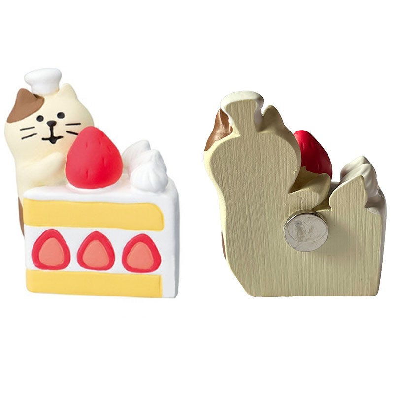 Autocollant pour réfrigérateur gâteau aux fraises