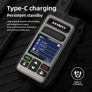 Giá rẻ 4 gam anysecu T55 PoC Mạng đài phát thanh Wifi Sim thẻ Walkie Talkie làm việc với Real PTT/globalptt/zello/PoC Sao - Product Image 5