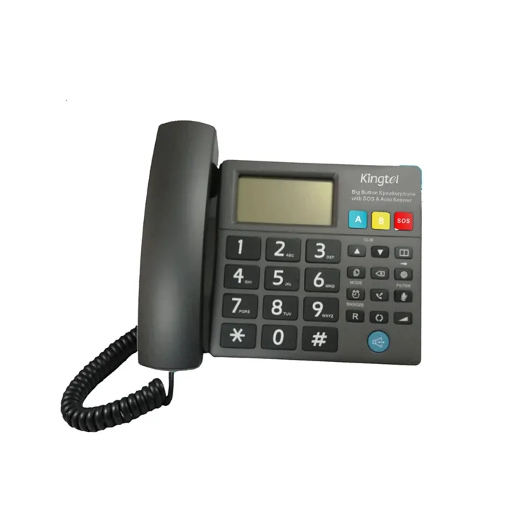 Kingtel büyük düğme IP telefon SOS anahtar otomatik cevap tam dubleks hoparlör ile SIP telefon acil IP telefon yaşlı IP telefon