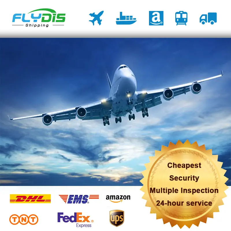 Entrega rápida DHL UPS FEDEX Servicio de envío urgente Agentes de carga Tarifas de flete aéreo desde China al Reino Unido EE. UU. Canadá Australia