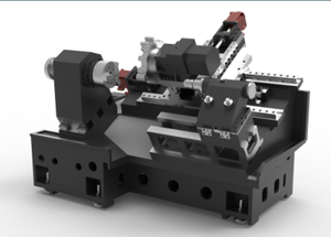 Máquina de torno CNC TCK52DY, Centro de torneado cnc, eje C y eje Y, torneado, velocidad de movimiento rápido, Riel de guía lineal rígido, mandril hidráulico - Product Image 3
