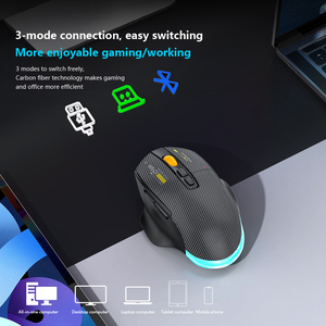Carbon Fiber <strong>Mouse</strong> Wireless Three-mode Macro Programming Custom E-sports 12800 <strong>DPI</strong> Custom Gaming <strong>Mouse</strong> - Product Image 5