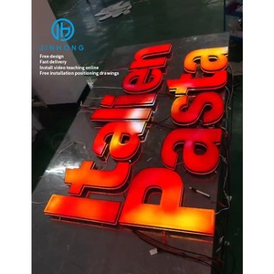 Разноцветный супер слово RGB бизнес-знак под заказ 3d буквы светодиодные световые буквы программируемые светодиодные фронтовые светодиодные буквы 3d световой знак - Product Image 4