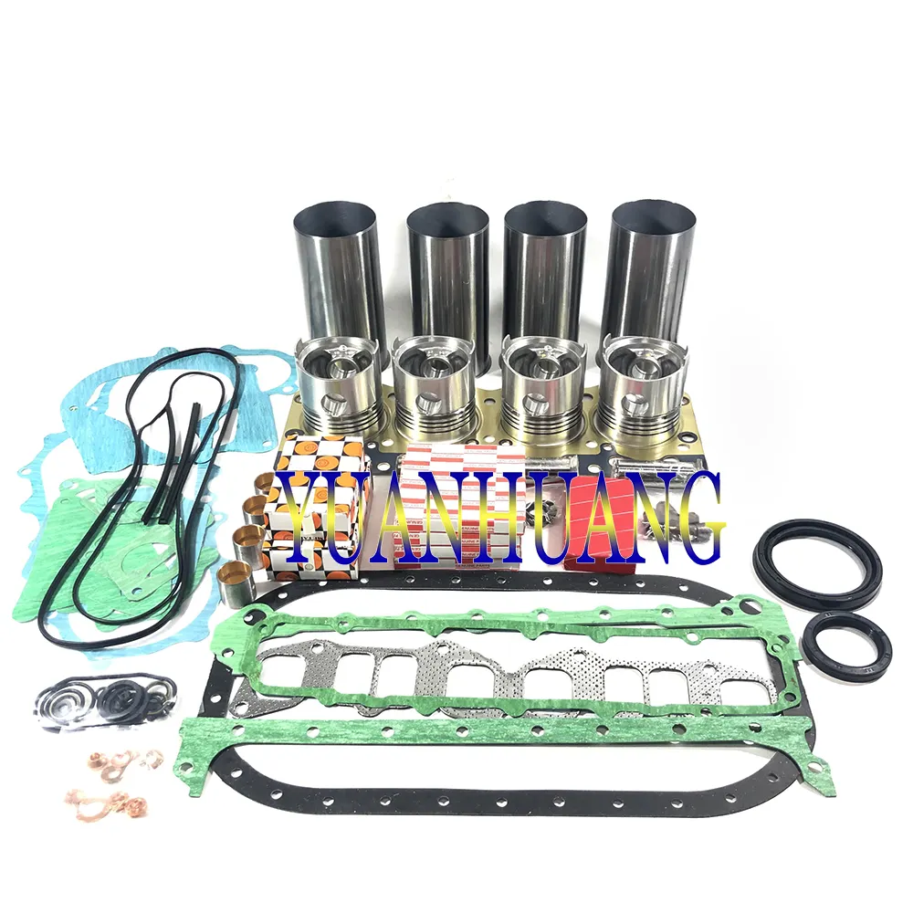 Kit de reconstrucción de motor D4D, kit de junta completa para Volvo D4D, liners de cilindro de motor diésel, arandela de rodamientos de pistón y anillos