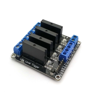 5V modulo relè a stato solido a 4 canali a basso livello 250V 2A uscita con componenti elettronici con fusibile a resistenza - Product Image 3