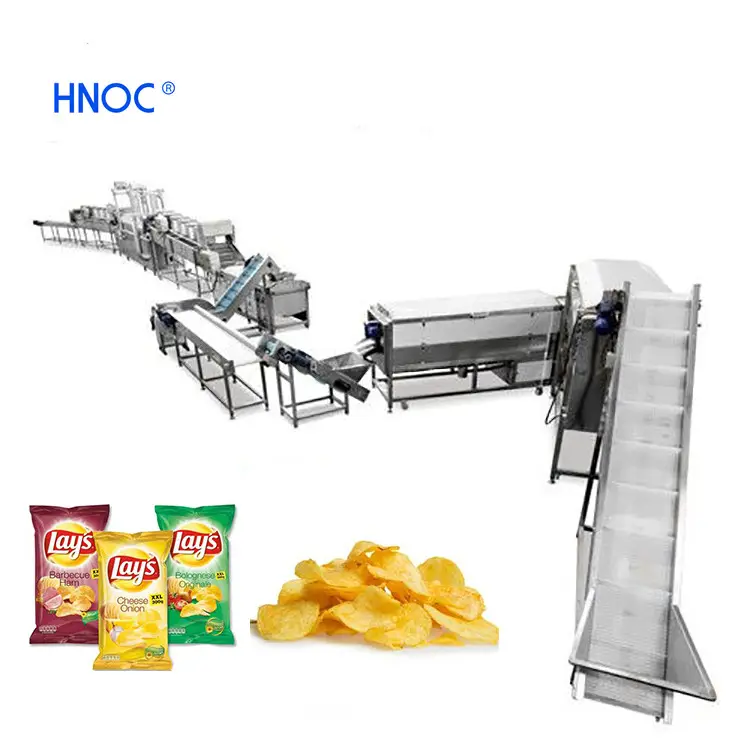 الناتج 100 كجم/ساعة شبه بطاطس أوتوماتيكية خط إنتاج رقائق بطاطس يضع البطاطس ماكينة تحضير رقائق البطاطس السعر