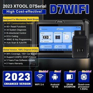 2023 XTOOL D7W D7WIFI bidirezionale tutti i sistemi diagnostici e chiave programmatore supporto ECU codifica può FD & DOIP 40 + servizi - Product Image 3
