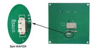 Lector de tarjetas UHF, lector de tarjetas de acceso a USB, módulo de lector de tarjetas de escritorio, FM-512, TTL