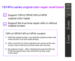 <strong>I2C</strong> I6s <strong>Programmer</strong> LCD Screen/Battery Recovery Tester for iPhone 5SE 6 7 8 X 11 12 13 14 Pro Max True Tone/Camera/Face ID Repair - Product Image 6