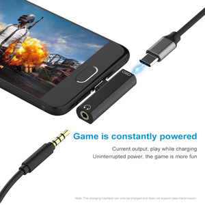 <strong>2</strong> <strong>in</strong> <strong>1</strong> Type-C to 3.5mm Jack Earphone Cable USB-C Charging Charge Code for Samsung Xiaomi Huawei LG HTCMini Type C Audio Adapter - Product Image 3