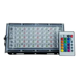 リモコン付き4 50w RGBマルチカラーリフレクターステージライトのパック - Product Image 4
