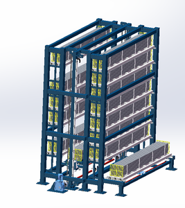 Módulo de elevación vertical que ahorra espacio Almacenamiento automatizado y sistema de almacén de recuperación inteligente Equipo de manejo de materiales - Product Image 1