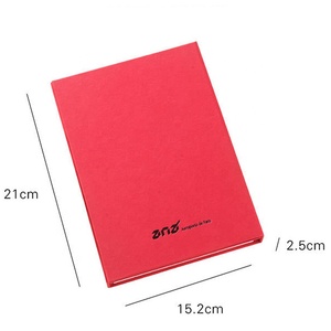 Custom ized Functional Hardcover 3-fach Notebook Haft notizen Lineal und Holz stationär 14-teiliges Set Office Use - Product Image 4