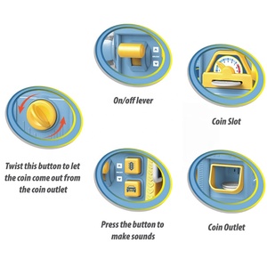 Tốt Nhất Bán Điện Đồ Chơi Mini Máy Bán Hàng Tự Động Đồ Chơi Với Ánh Sáng Âm Nhạc 2Pcs Xe Ô Tô Trẻ Em Đồ Chơi Xe Máy Bán Hàng Tự Động - Product Image 2