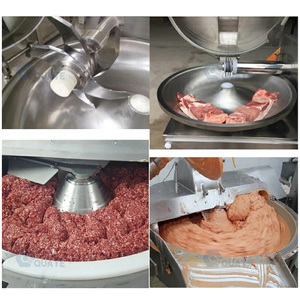 เครื่องตัดชามเนื้อสุญญากาศแบบอัตโนมัติ40L 125L 80L ต่อชุดลิตรเครื่องสับเนื้อเครื่องตัดชามแบบเงียบความจุ40กก. - Product Image 5