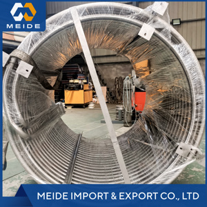 ASTM B338 Titanium Water Coil Screwed Twisted Pipe Tube Titanium Coil for Seawater Heat Transfer