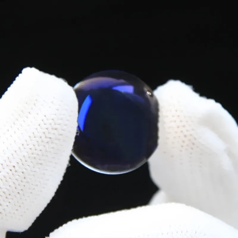 Özel kaynaşmış silika 60/40 40/20 çapı 15mm optik cam projektör içbükey dışbükey lens