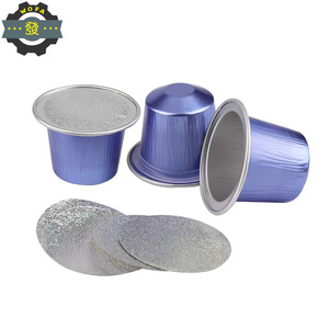 Nhiều Màu dùng một lần nhôm lá cà phê viên nang rỗng vỏ Tự làm bột đầy tay Tương thích cho mô hình máy pha cà phê - Product Image 1