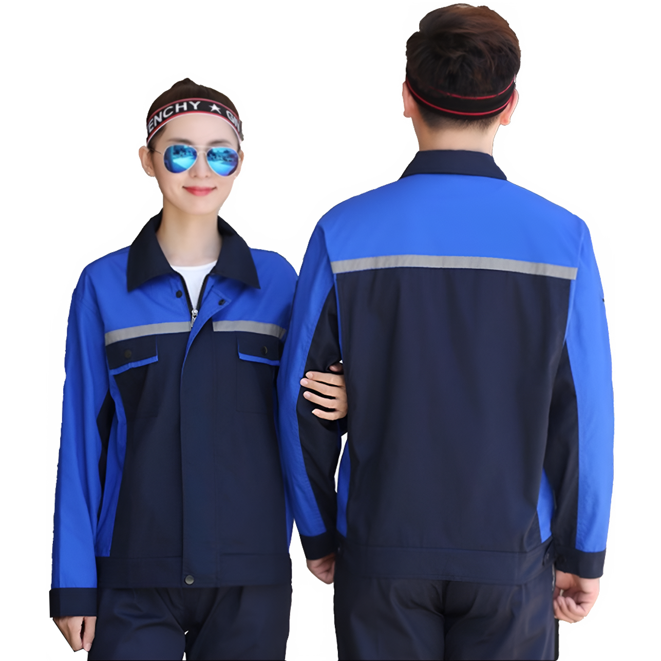 Veste Up Bleu Vers le Bas Bleu Marine
