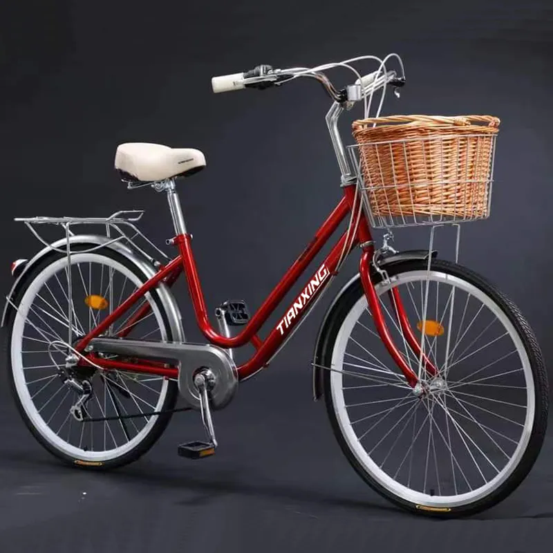Bicicleta de ciudad para mujer, 24 y 26 pulgadas, unisex, calidad, para jóvenes, Bicicleta de ciudad