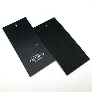<strong>Printing</strong> Factory Supply Double Side <strong>Printing</strong> <strong>Hang</strong> Tags Clothing Embossed With <strong>String</strong> - Product Image 5
