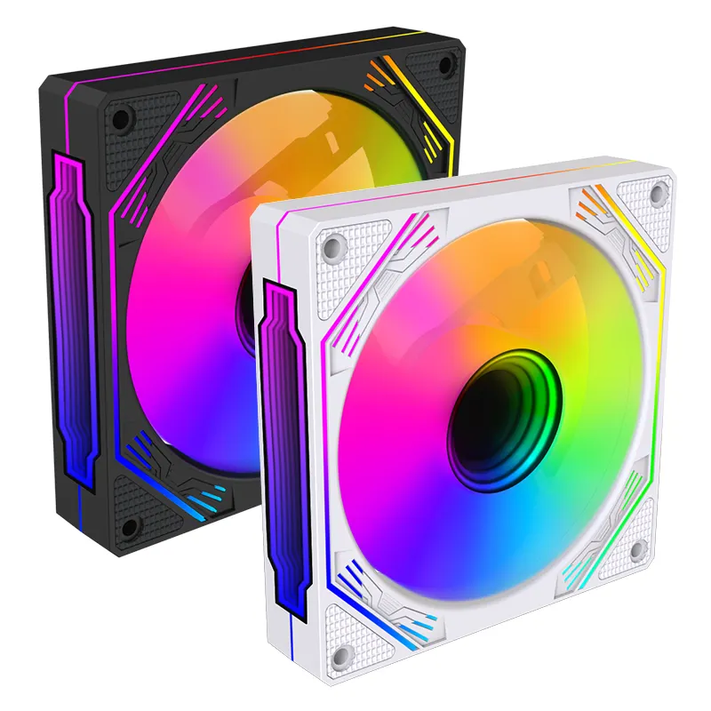 사용자 정의 컴퓨터 PC 120MM 팬 RGB 냉각 팬 CPU 냉각 Led 게임 케이스 냉각 RGB 팬 키트