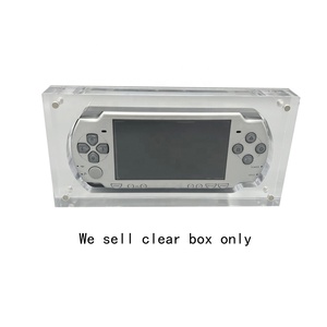 PSP2000 PSP3000 oyun konsolu için şeffaf kutu manyetik kapak şeffaf akrilik oyun ekranı saklama kutusu - Product Image 4