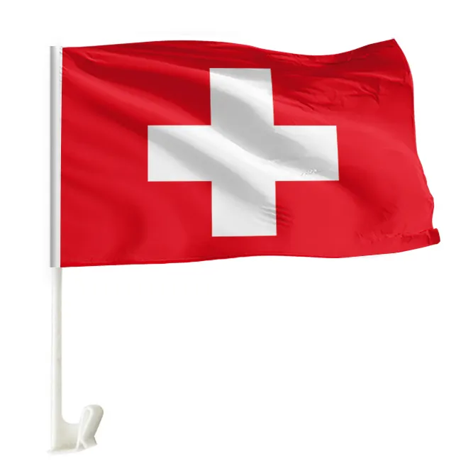 Özelleştirilmiş İsviçre finlandiya alman hindistan filipin olay araba bayrak pencere özelleştirme olay direkleri araba bayrak direği