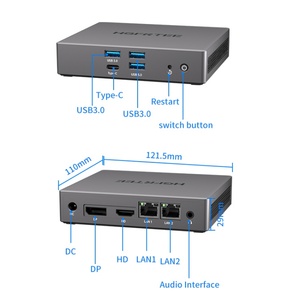 HGFRTEE 2025 Mini PC WiFi 5 Intel 12th Gen dört çekirdekli N100 düşük güç CPU üçlü ekran desteği oyun Mini PC - Product Image 3