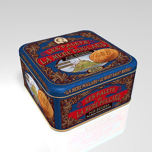 Custom Eco Vriendelijke Grote Thee Tin Container Luchtdicht Geschenk Blikje Rechthoekige Blikken Doos Voor Koekjes - Product Image 4