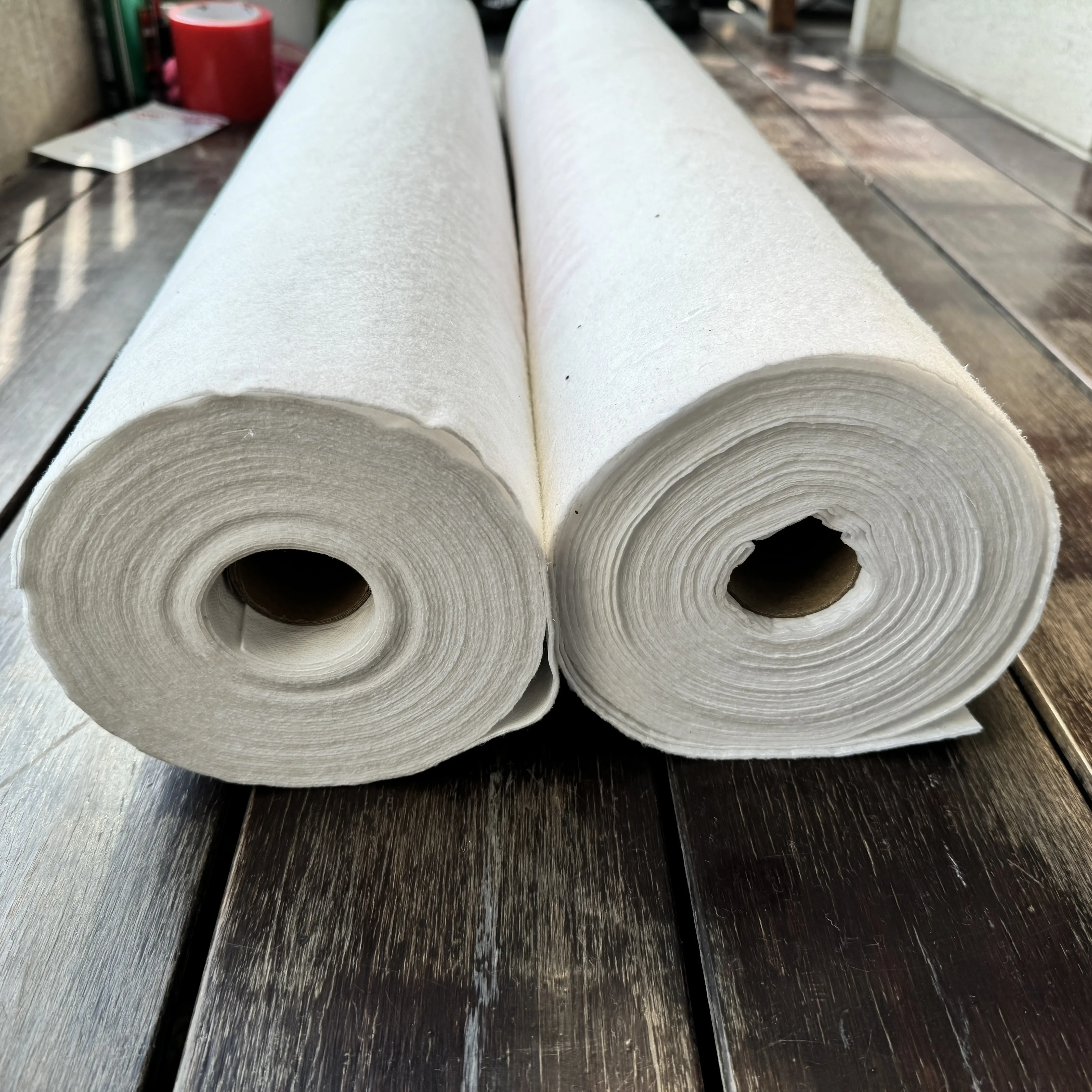 breathable self-adhesive three layer thick floor carpet covering protection High Quality roll