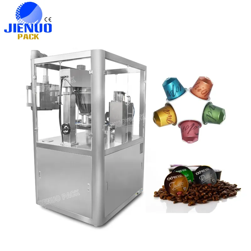 เครื่องบรรจุแคปซูลกาแฟ Nespresso Pod,เครื่องบรรจุและปิดผนึกสูญญากาศถ้วยอัตโนมัติ K