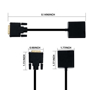 Mini DVI-D a adaptadores VGA convertidor de DVI a VGA para ordenador proyector