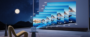 2024 el más nuevo proyector portátil 1080P 4K Android 13 con licencia de Netflix soporte ajustable incorporado Mini proyector inteligente WiFi 6 - Product Image 2