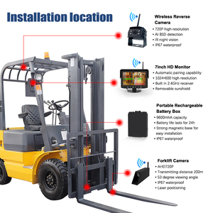 AI Based BSD Rear Blind Spot <strong>Detection</strong> Wireless Forklift Laser Camera People Anti <strong>Collision</strong> Warning <strong>System</strong> for Forklift Trucks - Product Image 6