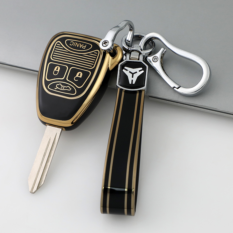 4 Button Black + Keychain