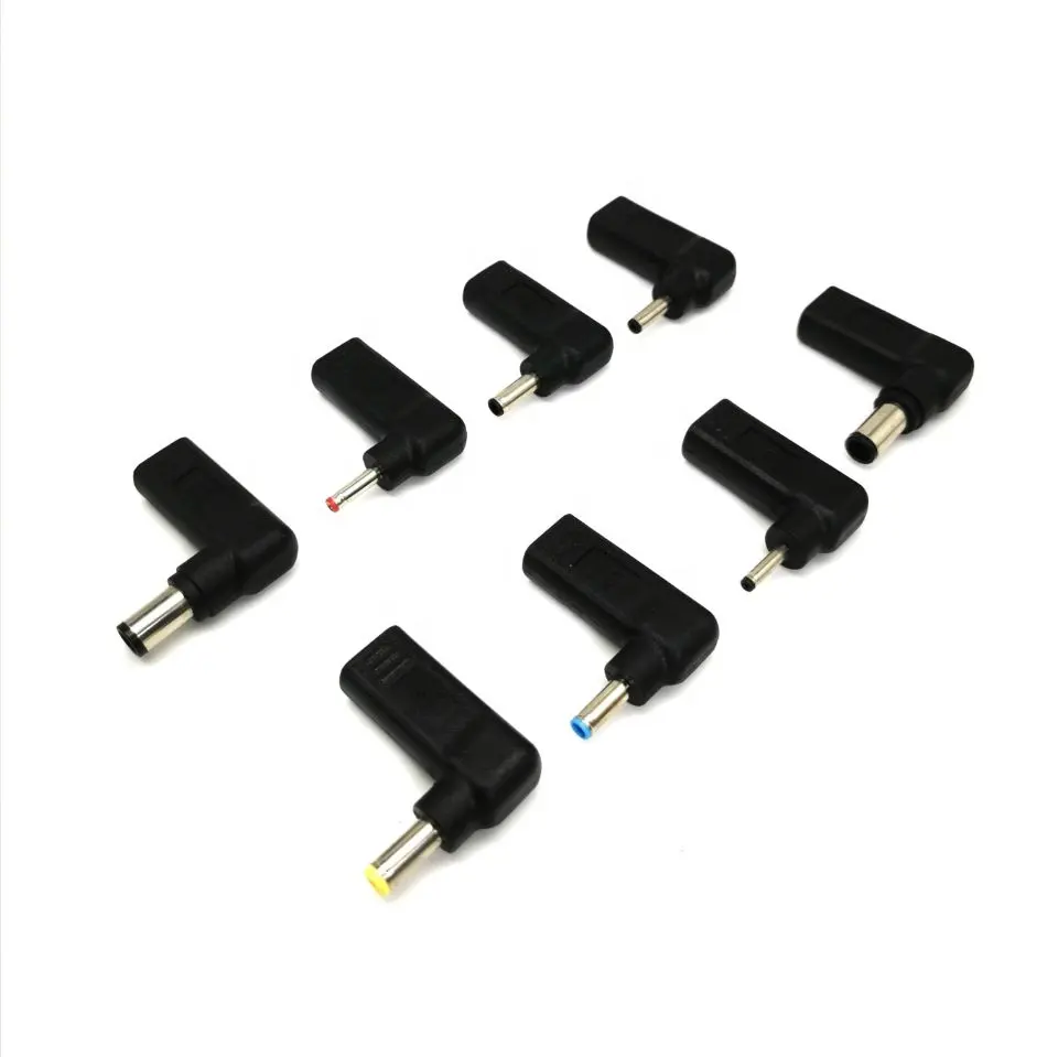 14pcs Universal Laptop PD induction 5.5 Type-C adapter 7450 7955 4530 square port laptop power adapter