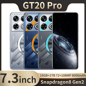 แบรนด์ใหม่ GT20 Pro 7.3นิ้ว HD LED Android 14 Global 5G สมาร์ทโฟน OCTA Core 2K ซิมการ์ดคู่16GB + 1TB หน่วยความจำรอมที่กำหนดเองราคาถูก - Product Image 6