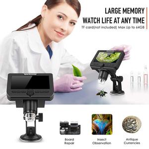 Microscopio con cámara G600 600X 3.6MP Pantalla HD Carga USB Digital portátil + Luz LED para reparación de teléfonos móviles - Product Image 6