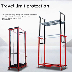 ลิฟท์นั่งร้านไฟฟ้า3ม. แพลตฟอร์มยกอัตโนมัติแบบเคลื่อนที่ควบคุมระยะไกลแบบรางนำทางนั่งร้าน - Product Image 4